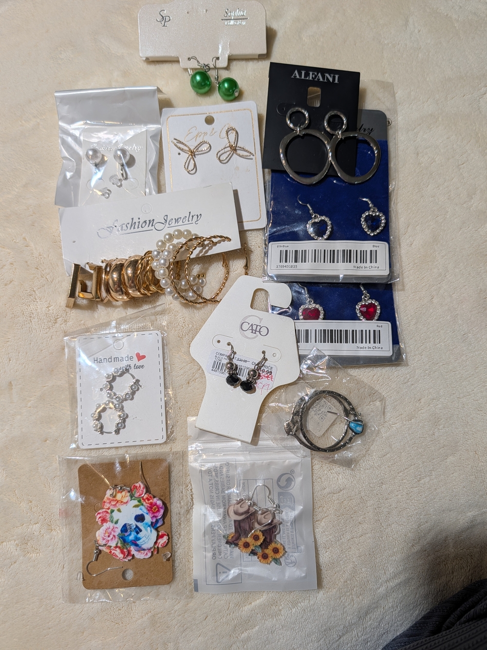 Alfani Cato Sophia Collection Women’s Assorted Earrings Lot For Resellers